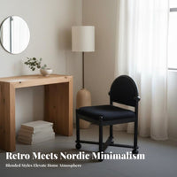 Woven Rear Armchair Sturdy Wood Frame Indoor Furniture Mid-CenturyMid-Century-Era Modern Modern Design Boho Aesthetic