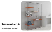 Clear Multi-Tier Stand Transparent Design Display Shelf Openroom arrangementSaving for Collectors, Homeowners, Study