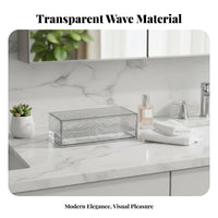 Clear Divider Box Multi-Compartment Clear Divider container Set Transparent Design