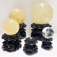 莲花底座 水晶球底批发 黑色莲花树脂底座 厂家销 树脂工艺品 展