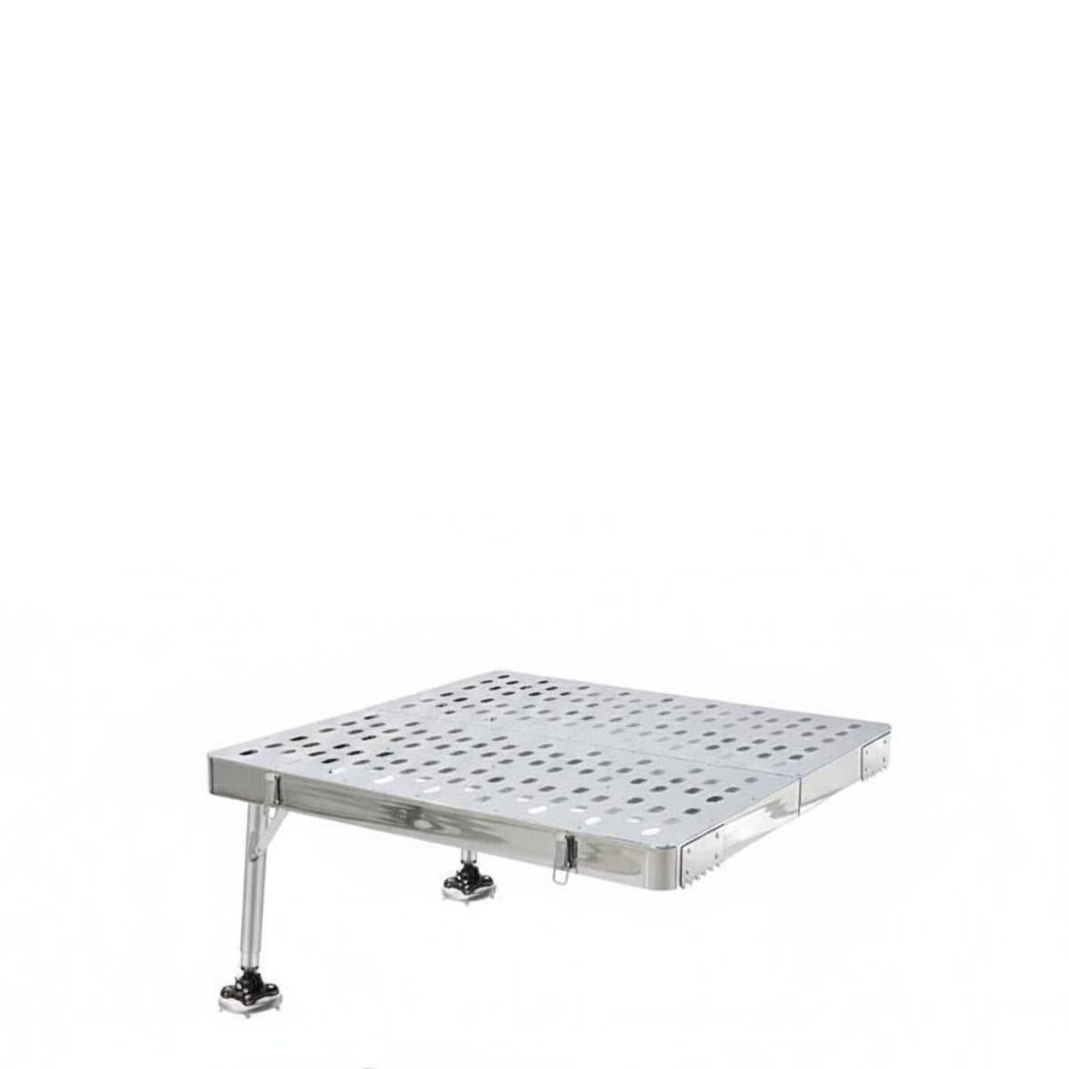Foldable Fishing Stand Hollowed-out Surface Adjustable Fishing Stand Thick Material for Anglers