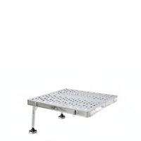 Foldable Fishing Stand Hollowed-out Surface Adjustable Fishing Stand Thick Material for Anglers