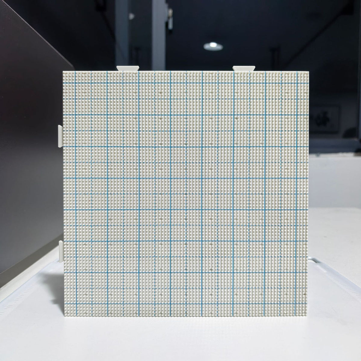 21x21cm / Beige Blue Lined