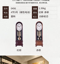 Tabletop Desktop Clock Living Room Retro Ornament Chime Clock Home Decoration Old-fashioned Clock House-shaped Design
