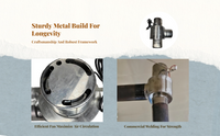 Stove Exhaust Fan, Copper Motor, Heating, Kitchen, Shed