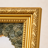 Photo Frame with Vintage Gold Design for Home Decor, Family Picture for Children's Art