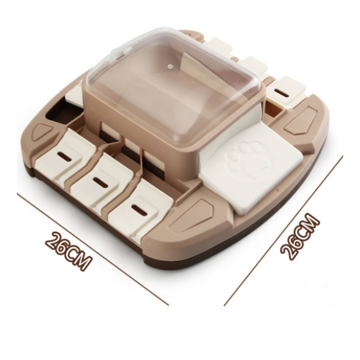 Press Slide Feeder Snack Dispensing Leak Food Toy Sturdy ABS Material for Dogs
