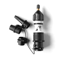 Heytur HT1925 Plastic Inflatable Boat Air Valve Adapter Combo Pack