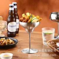 304 Stainless Steel Martini Glass, Metal Goblet, 201-300ml