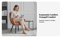 Upholstered Barrel Chair Light Luxury Design Upholstered Rounded Armchair Performance Material Modern Appearance for Living Room