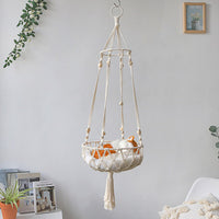 Bohemian Diamond Single-Layer Solid Wood Wall Planter Shelf
