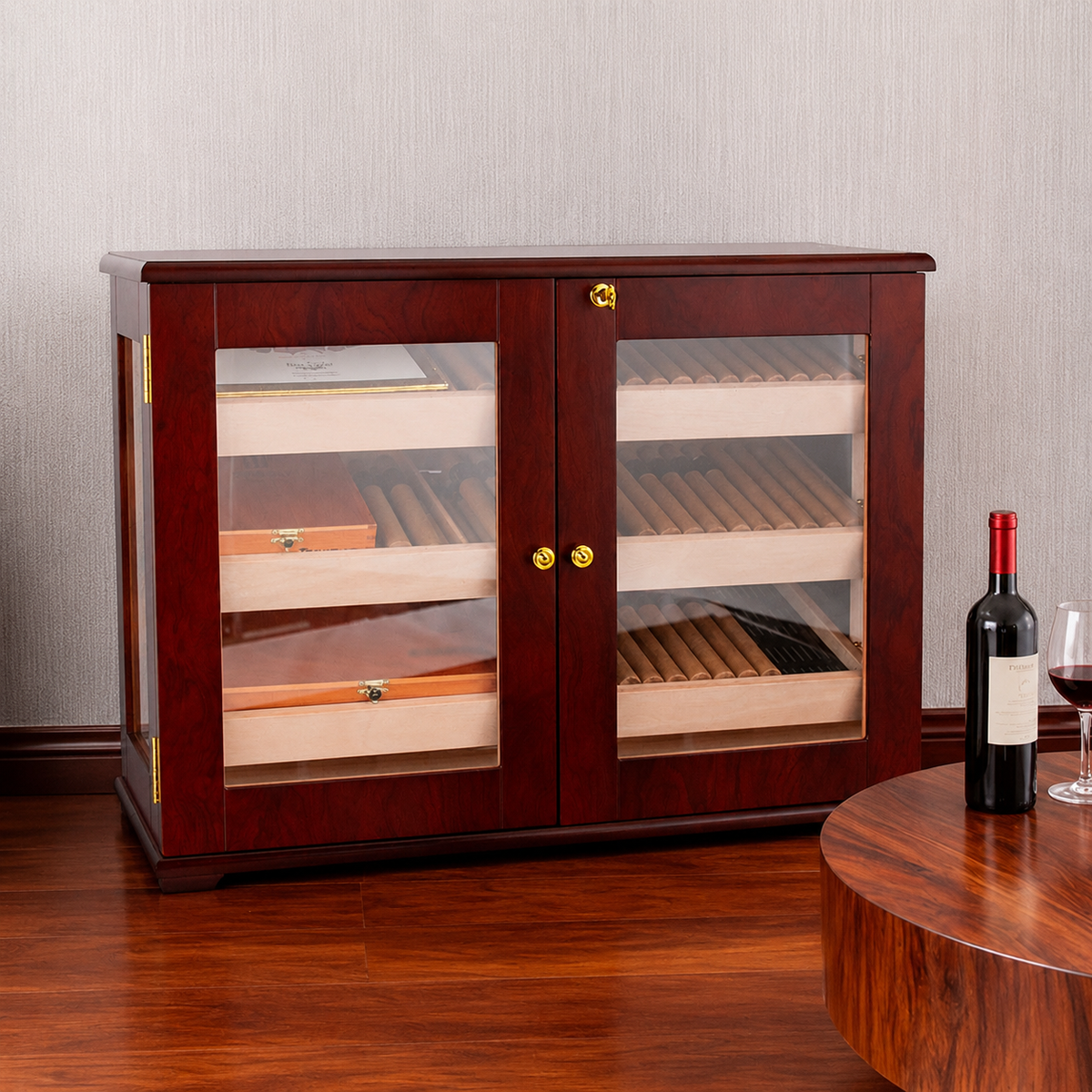 cigar humidor cabinet