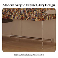Modern Minimalist design Wavy Side Table Italianinfluenced Nightstand Integrated Storage Bedside Cabinet Rounded Corner Design for homeowners, Young Adults, Apartment Dwellers, Bedroom, Living Room, Office, Nursery