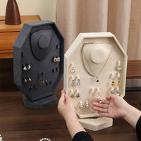 Rotating Mannequin Jewelry Display Stand for Necklaces and Earrings