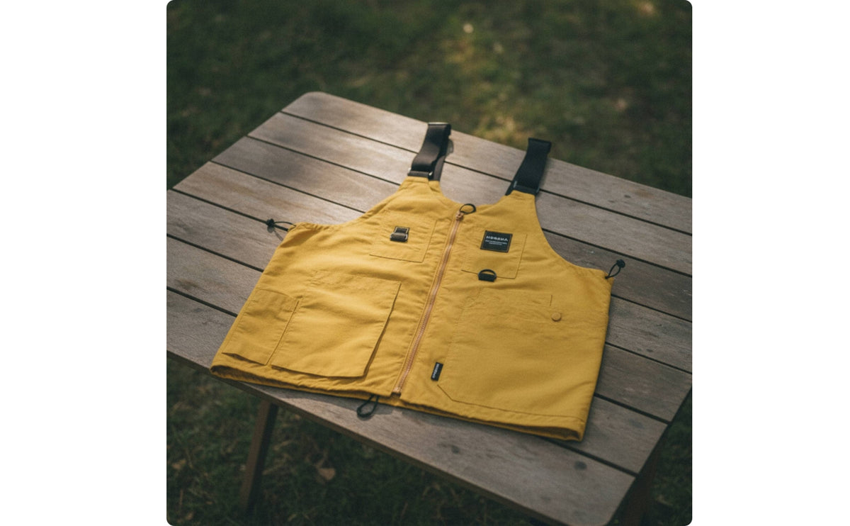 Water-Repellent Camping Vest Convertible Vest with Pockets Functional Apparel Practical for Hikers, Hiking, Fishing
