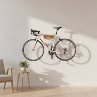 Wooden Bike Hanger Compact Bike Wall Mount Elegant for Apartment