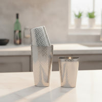 Etched Boston Shaker Polished Shaker with Mixing Tin Long-Lasting Drink Mixer Sturdy for Mixologists, Bartenders, Home Establishments