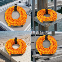 Heavy-Duty Tow Rope with Rope Keeper Floating for Tubing, Boating