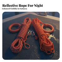 High Buoyancy Floating Lifesaving Rope Reflective Water Rescue Throw Line Wear-Resistant for Swimmers, Boaters, Boating, Lakes, Flood Relief
