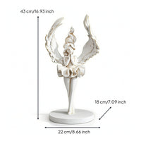 Angel Figurine Decorative Praying Angel Statue Tabletop for Living Room, Shelf