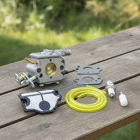 Replacement Chainsaw Carburetor 2-Cycle Carburetor with Gaskets High Temperature Diaphragm Rebuild Kit