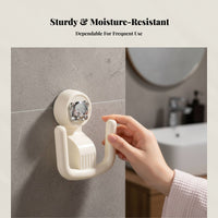 Bathroom No-Drill Suction Slipper Rack, Wall Shoe Organizer, Drainage Shelf