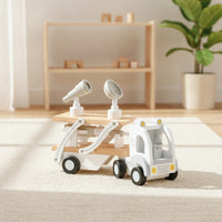 Wooden Toy Truck Hands-on Aviation Transport Truck Educational for Young Children, Playroom