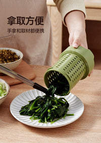 蔬果蔬菜脱水器家用多功能手动果蔬甩干桶厨房菜馅腌菜酸奶沥水器