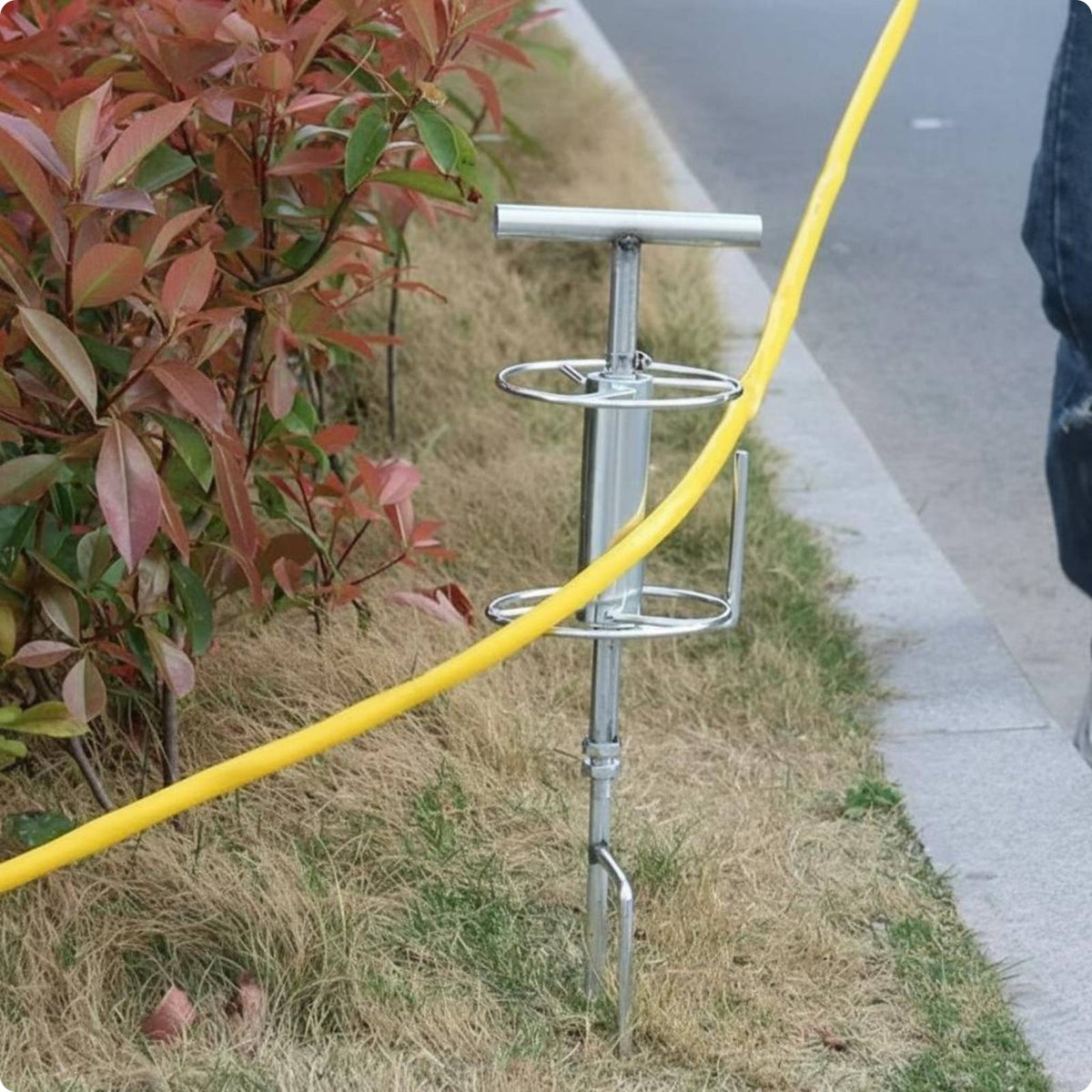 Garden Hose Support Stake Silver Hose Support Stake Easy to Install for Spraying