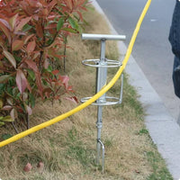 Garden Hose Support Stake Silver Hose Support Stake Easy to Install for Spraying