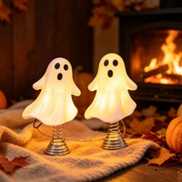 Halloween USB Ghost Night Light with Spring Design for Festive Decor