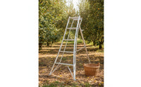 Aluminum Orchard Ladder Stable Tripod Ladder Foldable Folding for Gardeners, Garden
