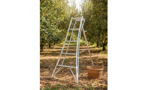 Aluminum Orchard Ladder Stable Tripod Ladder Foldable Folding for Gardeners, Garden