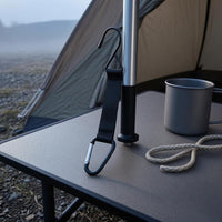 Metal Hardware Backpack Hanging Hook Iron Carabiner Bag Hook Black Carabiner Gear Clip Lightweight