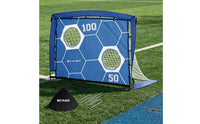 Two-Use Training Goal Hexagon Pattern Foldable Training Goal Sports Equipment Printed Numbers Ground Stakes