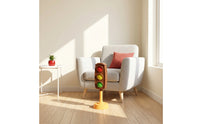 Freestanding Traffic Light Toy with Lights and Sounds Interactive Toy Traffic Indicator with Stand Portable Stop Light Model Compact for Children, Toddlers