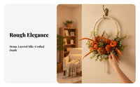 Authentic Fall Wreath with Tassel