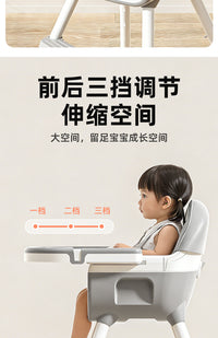 儿童餐椅多功能可调节家用婴幼吃饭餐桌椅便携式成长宝宝餐椅批发