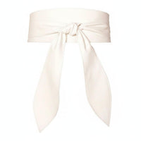 Long Waist Tie Belt Soft Wide Bow Belt Resistant Fashion Accessory for Women, Dress Outfits