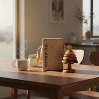 Wooden Tree Coaster Set Top Decorative Wooden Cup Mat Set Good Luck Charm Kitchenware for Home Bar