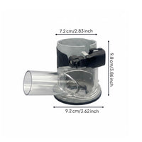 Transparent Router Dust Hood Easy to Remove Woodworking Trim Router Base