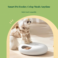 Programmable wet food cat feeder