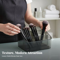 Partitisingled Cosmetic Tray Stylish Appearance Multi-Compartment Cosmetic Case