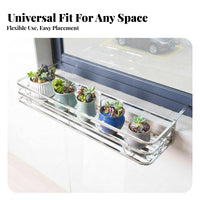 Hanging Railing Planter Space-Saving Flower Pot Shelf Easy Installation for Deck