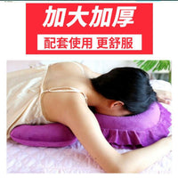 U-Shaped Pillow with Face Hole for Massage Bed