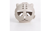 Anti-Bite Cat Grooming Helmet Breathable Cat Muzzle with Face Opening Lightweight Pet Guarding Hood Safe for Bathing
