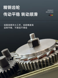 卷王大棚卷膜器绞膜机卷帘机手动农业温室配件养殖场通风放风机