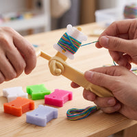 Manual Yarn Ball Winder for Cross Stitch Thread and Wool