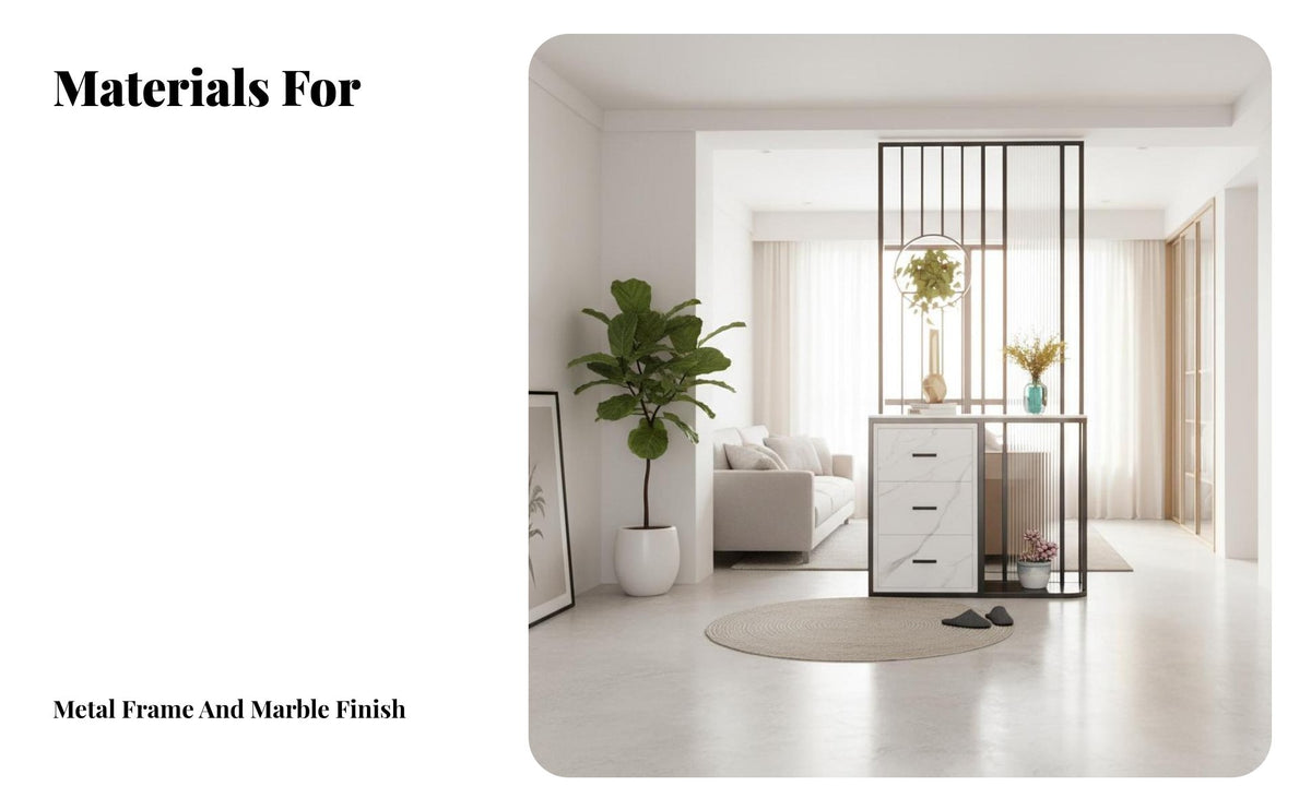 Modern Design unattachedstanding Partition Cabinet Minimalist design Room separater Space-Saving Privacy Screen Multi-Functional for Apartment Dwellers, Homeowners, Renters, Foyer, Bedroom, Home sectionice
