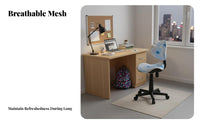 Armless rolling Chair Height Adjustable rotate Seat Comfortable for Long Sitting